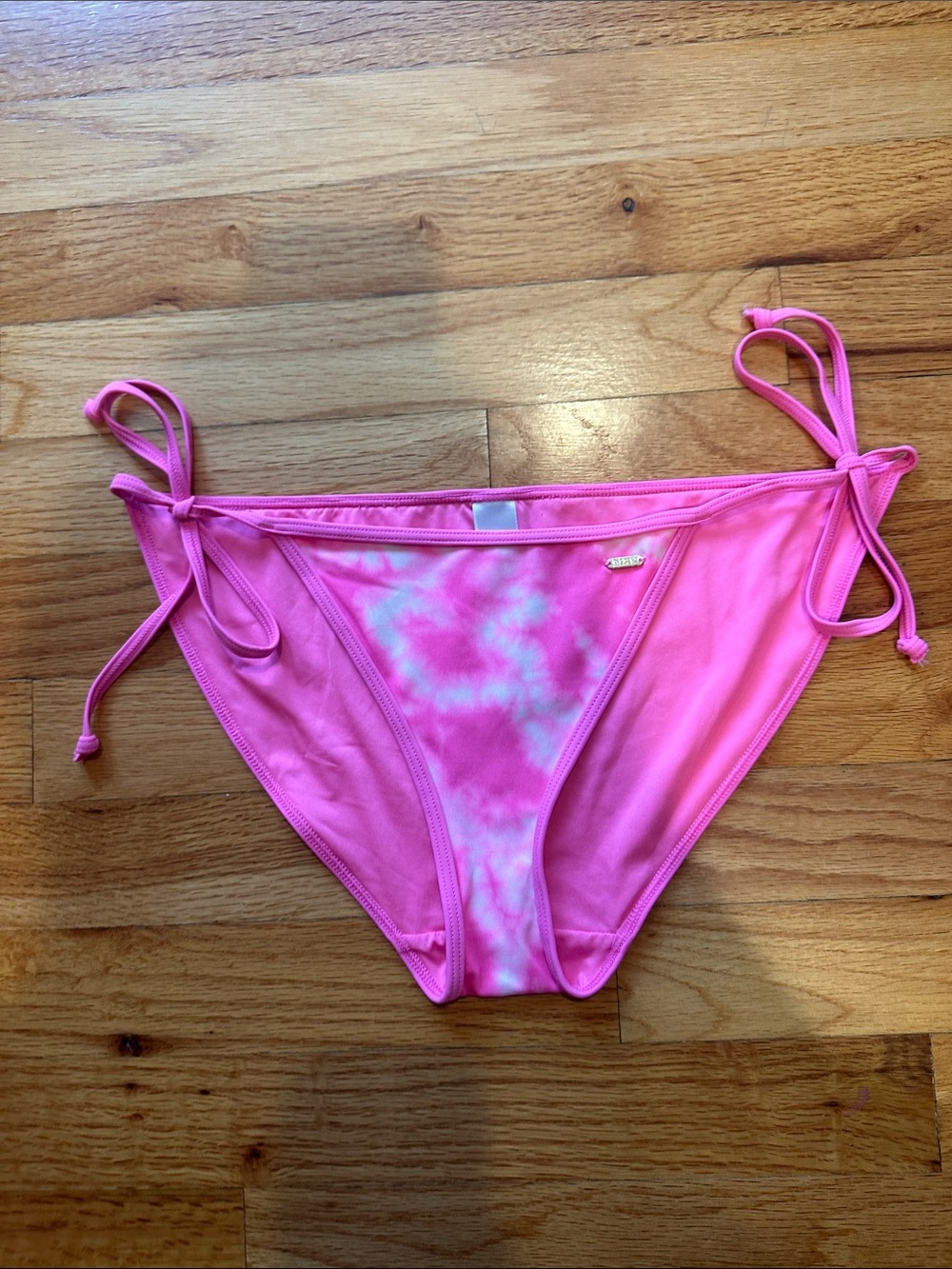PINK Victoria's Secret Pink Tie-Dye Side-Tie Bikini Bottom